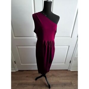 Off Shoulder Burgundy‎ Dress Size XL